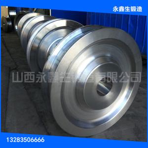 雙跨鏈斗卸車(chē)機(jī)車(chē)輪鍛件